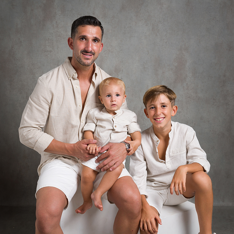 fotografía familia marbella